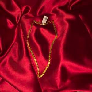Geometric Box Link Gold Chain