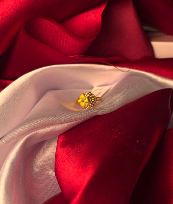 Leafy Branch Gold Statement Ring
