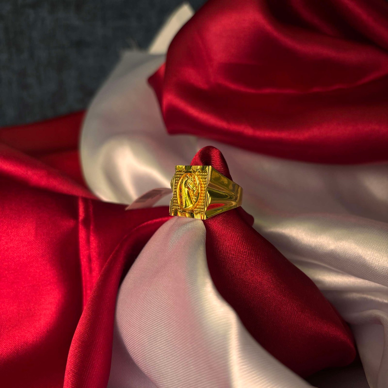 Royal Horse Gold Ring