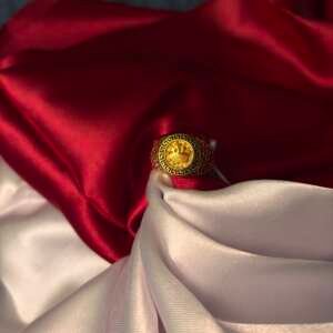 Crown Emblem Gold Ring